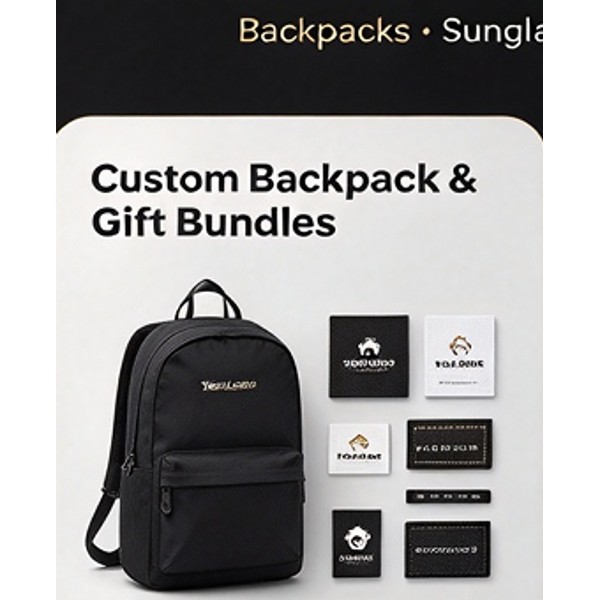 Waterproof Drawstring Sports Bag with Logo Print